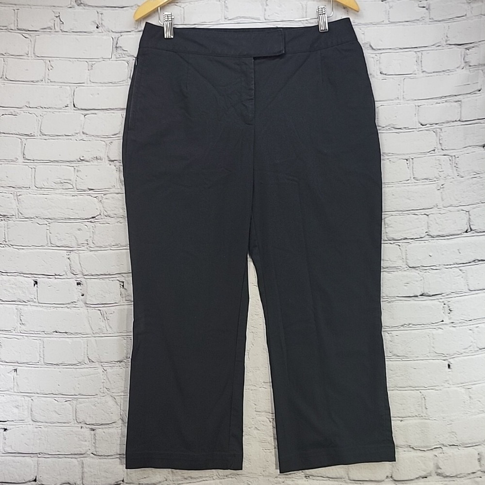 Nike Fit Dry Golf Pants Womens Sz 10‎ Black Athletic Capris